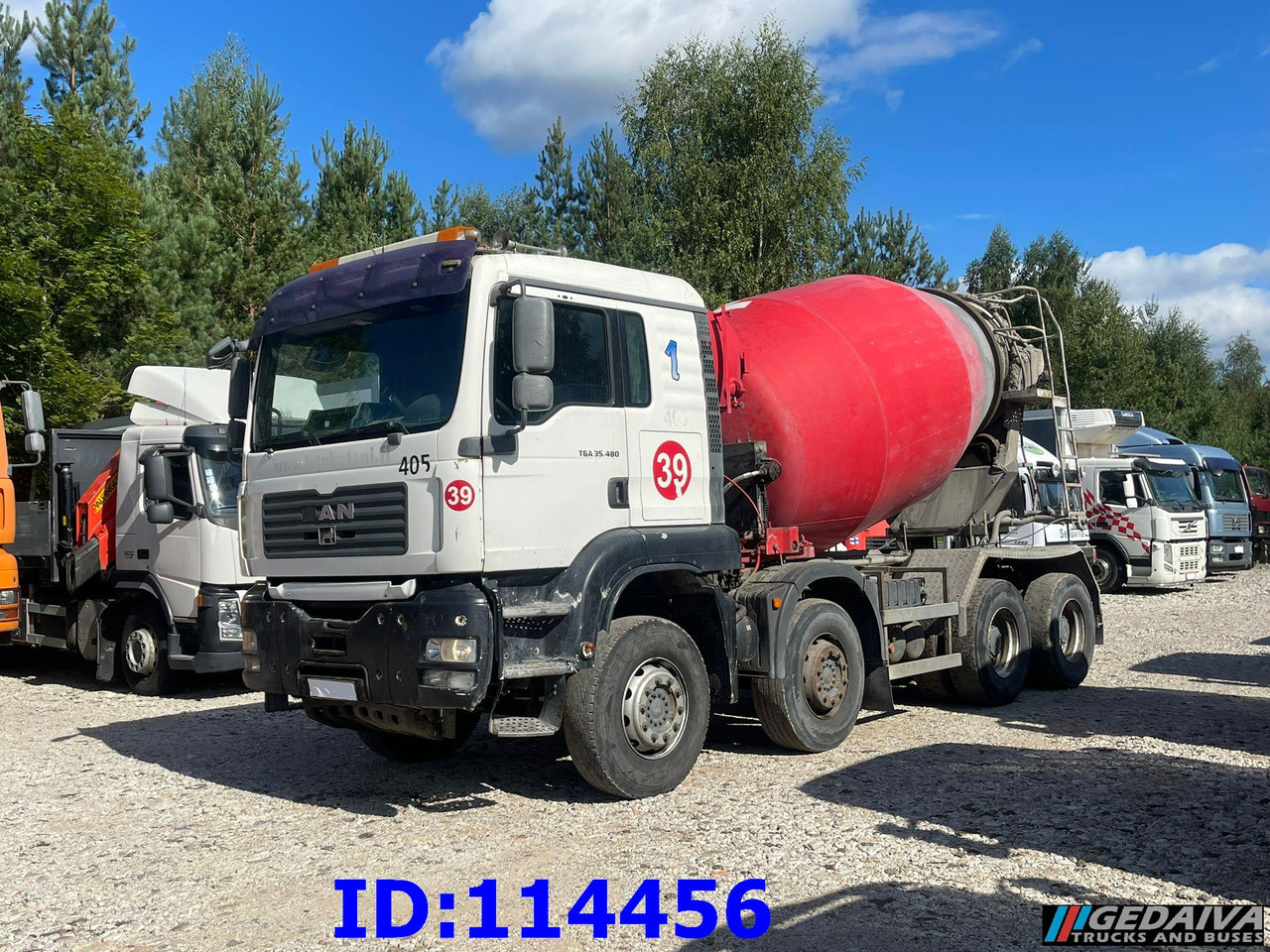 MAN TGA 35.480 8X4 8m3 Manual - Domiešavač: obrázok 1 MAN TGA 35.480 8X4 8m3 Manual - Domiešavač: obrázok 1