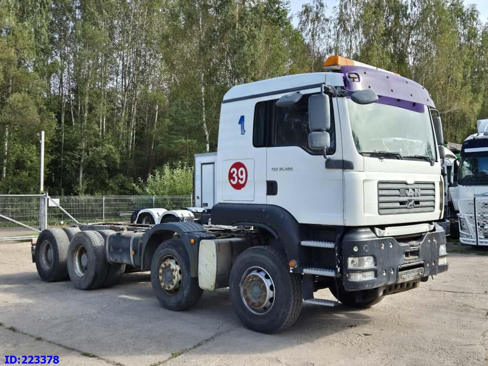 MAN TGA 35.480 8X4 - Full steel - Manual - Podvozek s kabinou: obrázok 4 MAN TGA 35.480 8X4 - Full steel - Manual - Podvozek s kabinou: obrázok 4