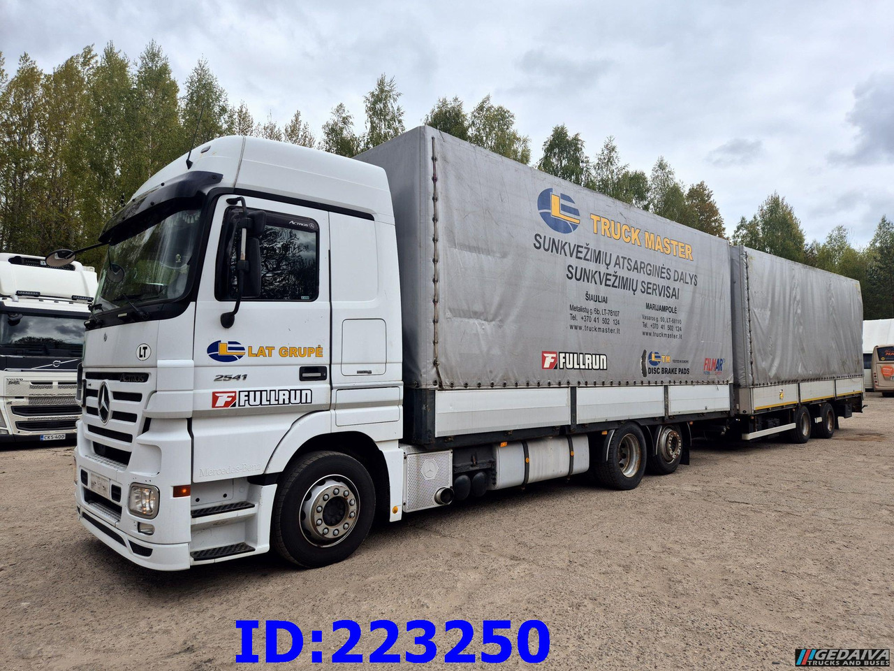 MERCEDES-BENZ Actros 2541 6x2 Retarder + Wielton trailer - Plachtové nákladné vozidlo: obrázok 1 MERCEDES-BENZ Actros 2541 6x2 Retarder + Wielton trailer - Plachtové nákladné vozidlo: obrázok 1