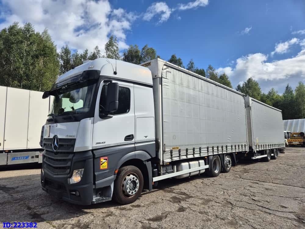 MERCEDES-BENZ Actros 2542 6x2 Euro6 + Wielton trailer - Plachtové nákladné vozidlo: obrázok 1 MERCEDES-BENZ Actros 2542 6x2 Euro6 + Wielton trailer - Plachtové nákladné vozidlo: obrázok 1