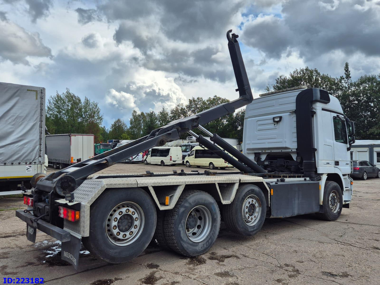 Hákový nosič kontajnerov MERCEDES-BENZ Actros 2551 8x2 V8 Retarder: obrázok 7