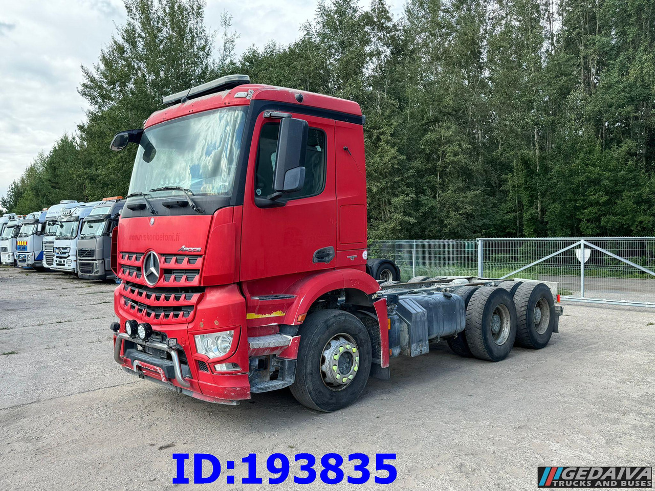 MERCEDES-BENZ Arocs 2840 6x4 Manual Euro6 - Podvozek s kabinou: obrázok 1 MERCEDES-BENZ Arocs 2840 6x4 Manual Euro6 - Podvozek s kabinou: obrázok 1