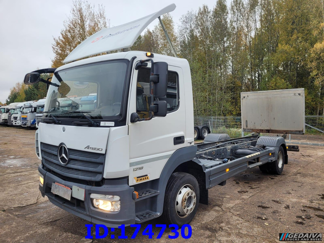 MERCEDES-BENZ Atego 1218 - Euro6 - Manual - Full Steel - Podvozek s kabinou: obrázok 1 MERCEDES-BENZ Atego 1218 - Euro6 - Manual - Full Steel - Podvozek s kabinou: obrázok 1