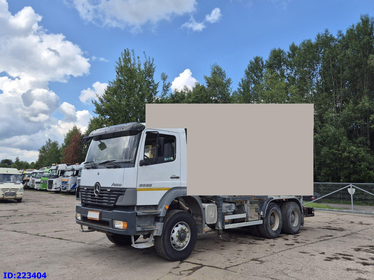MERCEDES-BENZ Atego 2628 6x4 Full steel - Podvozek s kabinou: obrázok 1 MERCEDES-BENZ Atego 2628 6x4 Full steel - Podvozek s kabinou: obrázok 1