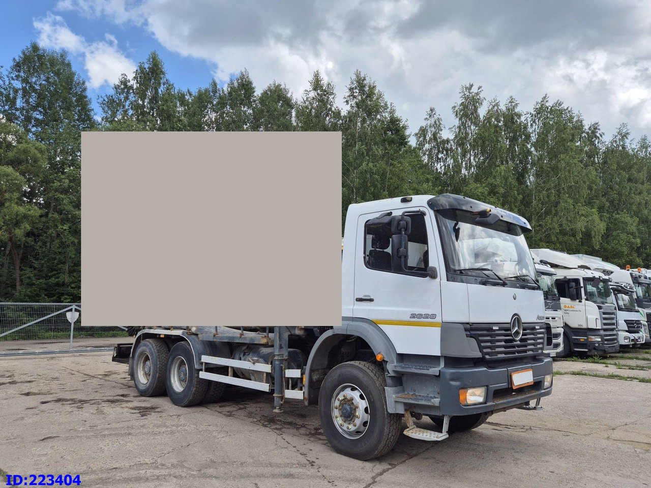 MERCEDES-BENZ Atego 2628 6x4 Full steel - Podvozek s kabinou: obrázok 4 MERCEDES-BENZ Atego 2628 6x4 Full steel - Podvozek s kabinou: obrázok 4