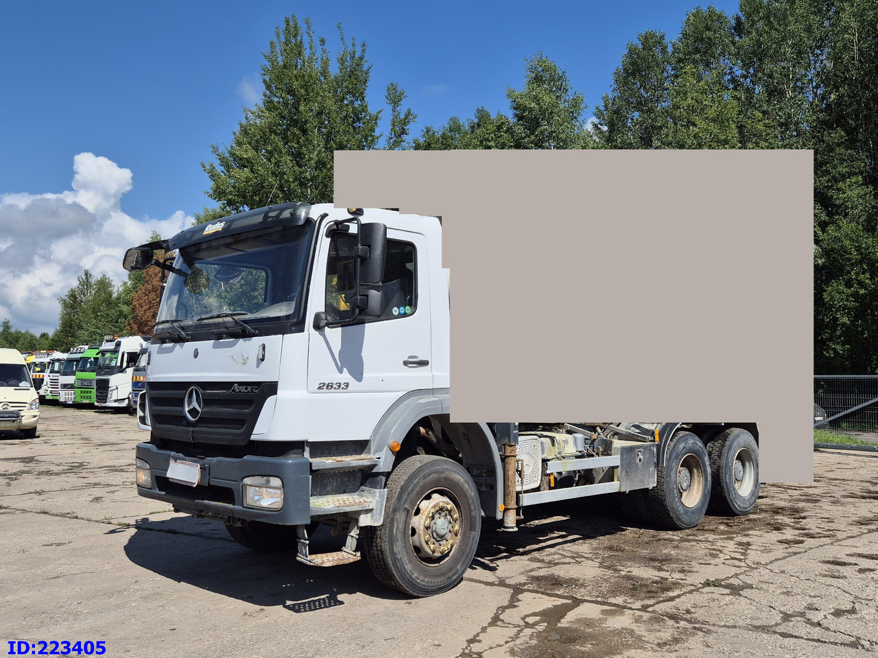 MERCEDES-BENZ Axor 2633 6x4 Full steel - Podvozek s kabinou: obrázok 1 MERCEDES-BENZ Axor 2633 6x4 Full steel - Podvozek s kabinou: obrázok 1