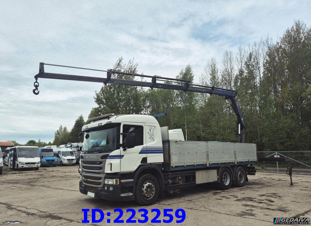SCANIA P450 6x2 Steering axle Euro6 + PM 13.5SP - Valníkový/ Plošinový nákladný automobil: obrázok 1 SCANIA P450 6x2 Steering axle Euro6 + PM 13.5SP - Valníkový/ Plošinový nákladný automobil: obrázok 1