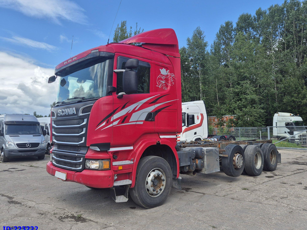 SCANIA R620 - 8x4 - Steering axle - Nákladné vozidlo na prepravu dreva: obrázok 1 SCANIA R620 - 8x4 - Steering axle - Nákladné vozidlo na prepravu dreva: obrázok 1