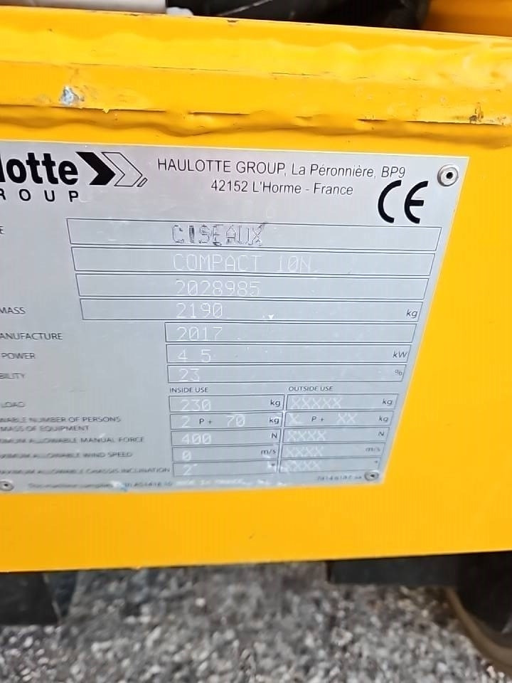 Haulotte Compact 10 N - Samohybná plošiny: obrázok 5 Haulotte Compact 10 N - Samohybná plošiny: obrázok 5