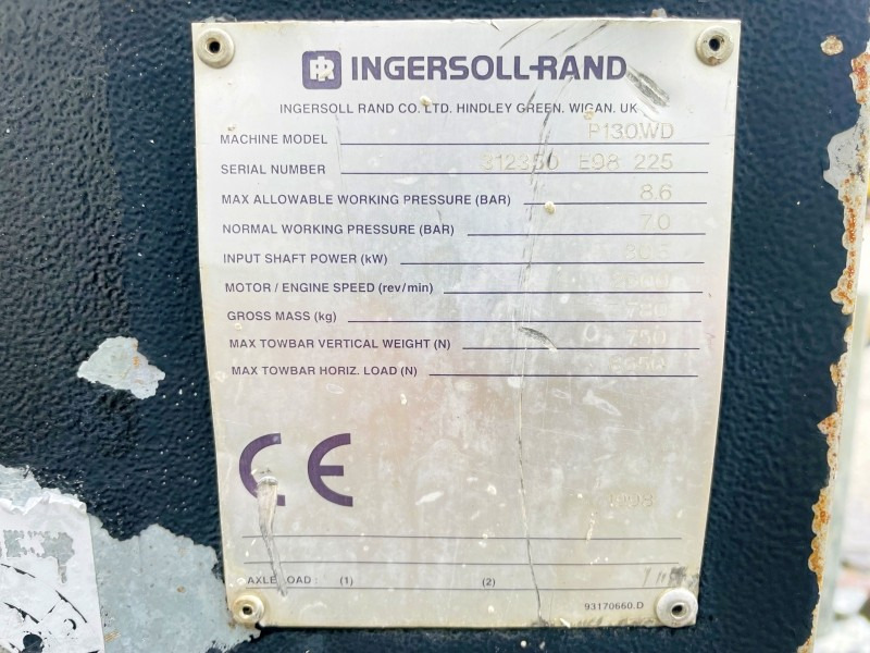 Ingersoll Rand P130WD (3876) - Vzduchový kompresor: obrázok 3 Ingersoll Rand P130WD (3876) - Vzduchový kompresor: obrázok 3