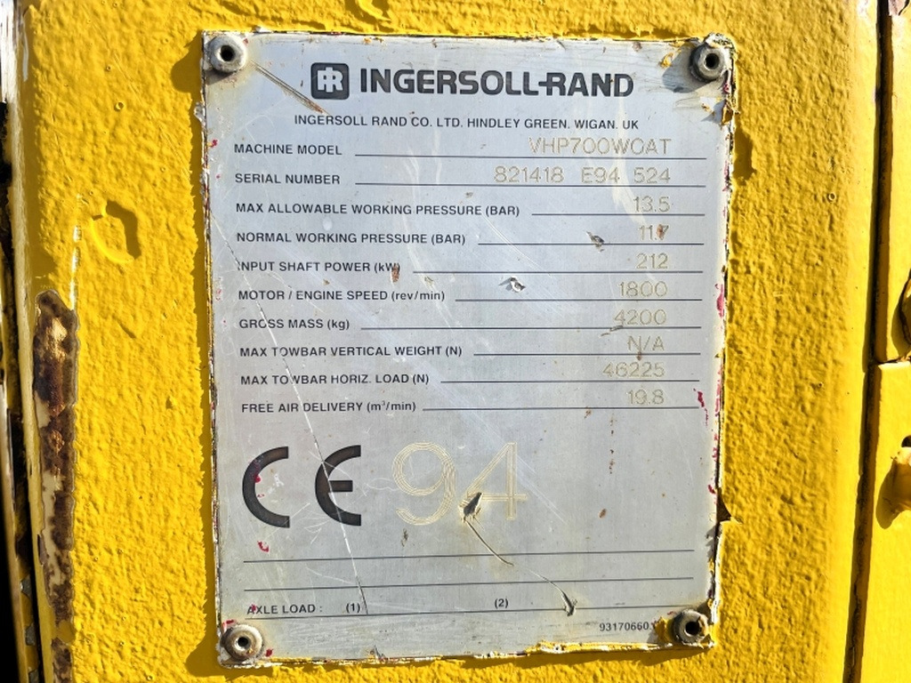 Ingersoll Rand VHP700W CAT (3952) - Vzduchový kompresor: obrázok 3 Ingersoll Rand VHP700W CAT (3952) - Vzduchový kompresor: obrázok 3
