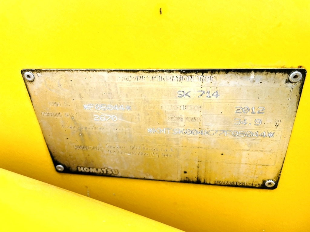 Komatsu SK714-5 (3948) - Šmykom riadený nakladač: obrázok 3 Komatsu SK714-5 (3948) - Šmykom riadený nakladač: obrázok 3