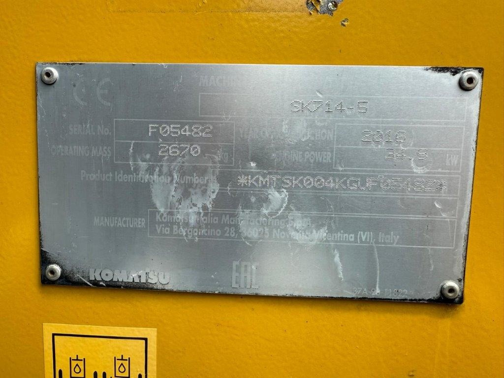 Komatsu SK714-5 (4026) - Šmykom riadený nakladač: obrázok 5 Komatsu SK714-5 (4026) - Šmykom riadený nakladač: obrázok 5