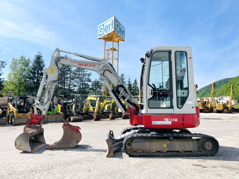 Takeuchi TB138FR (3775) - Mini rýpadlo: obrázok 1 Takeuchi TB138FR (3775) - Mini rýpadlo: obrázok 1