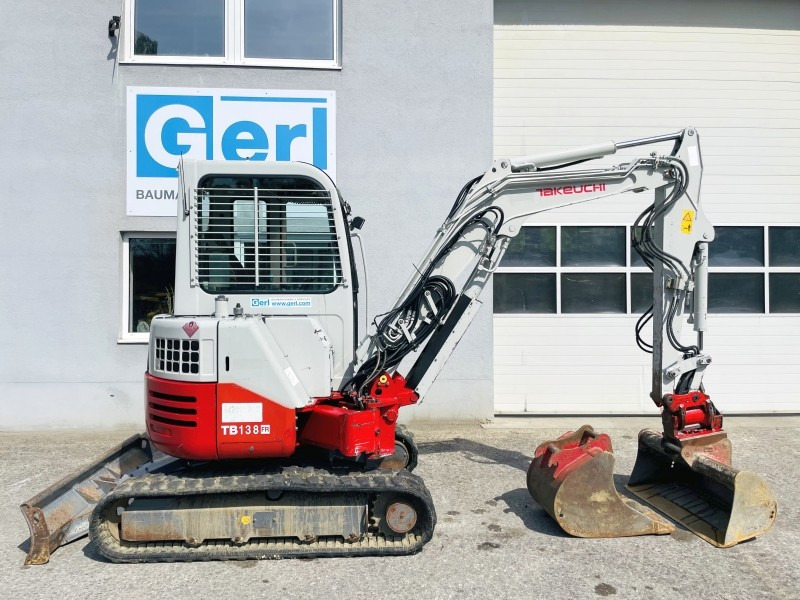 Takeuchi TB138FR (3775) - Mini rýpadlo: obrázok 2 Takeuchi TB138FR (3775) - Mini rýpadlo: obrázok 2