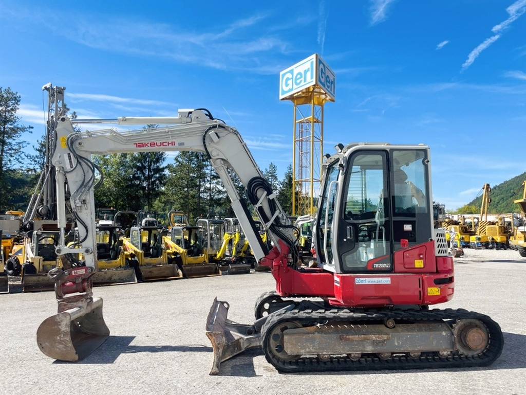 Takeuchi TB280FR (4050) - Mini rýpadlo: obrázok 1 Takeuchi TB280FR (4050) - Mini rýpadlo: obrázok 1