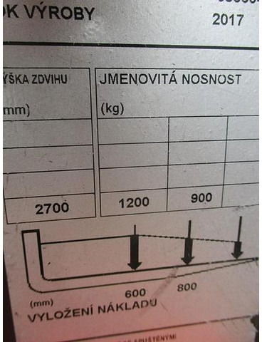 Toyota SWE 120 - Stohovač: obrázok 2 Toyota SWE 120 - Stohovač: obrázok 2