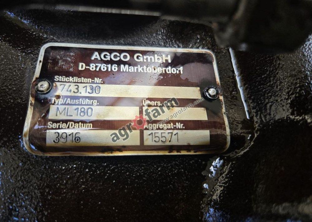 Skrzynia biegów Vario ML180, Massey Ferguson 6614 - Prevodovka: obrázok 3 Skrzynia biegów Vario ML180, Massey Ferguson 6614 - Prevodovka: obrázok 3