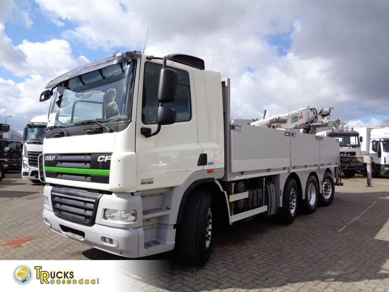DAF CF 85.460 + Euro 5 + JKB Kennis Type 20.000 Crane + Pto + Stone transport - Valníkový/ Plošinový nákladný automobil, Auto s hydraulickou rukou: obrázok 1 DAF CF 85.460 + Euro 5 + JKB Kennis Type 20.000 Crane + Pto + Stone transport - Valníkový/ Plošinový nákladný automobil, Auto s hydraulickou rukou: obrázok 1