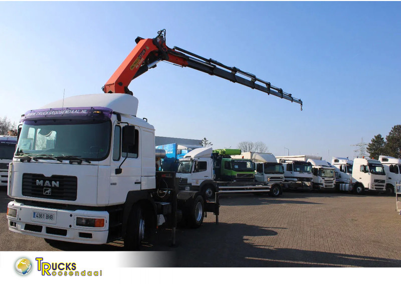 MAN 19.414 F2000 + PALFINGER PK35000 F + EURO 2 + MANUAL - Ťahač: obrázok 1 MAN 19.414 F2000 + PALFINGER PK35000 F + EURO 2 + MANUAL - Ťahač: obrázok 1