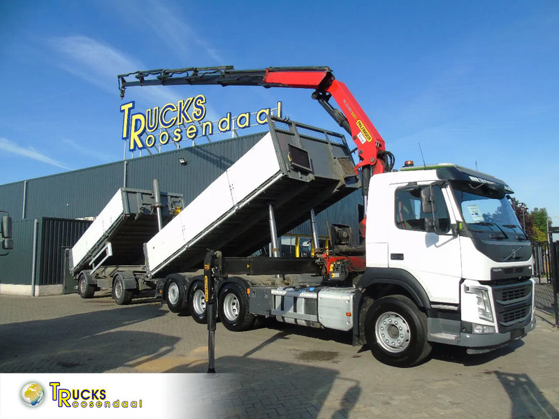 Volvo FM 420 + 8x4 + PALFINGER 24.001 SLD + REMOTE + COMPLETE COMBI - Sklápač, Auto s hydraulickou rukou: obrázok 1 Volvo FM 420 + 8x4 + PALFINGER 24.001 SLD + REMOTE + COMPLETE COMBI - Sklápač, Auto s hydraulickou rukou: obrázok 1