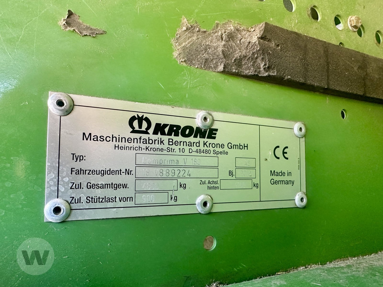 Krone Comprima V 180 XC - Lis na okrúhle balíky: obrázok 4 Krone Comprima V 180 XC - Lis na okrúhle balíky: obrázok 4