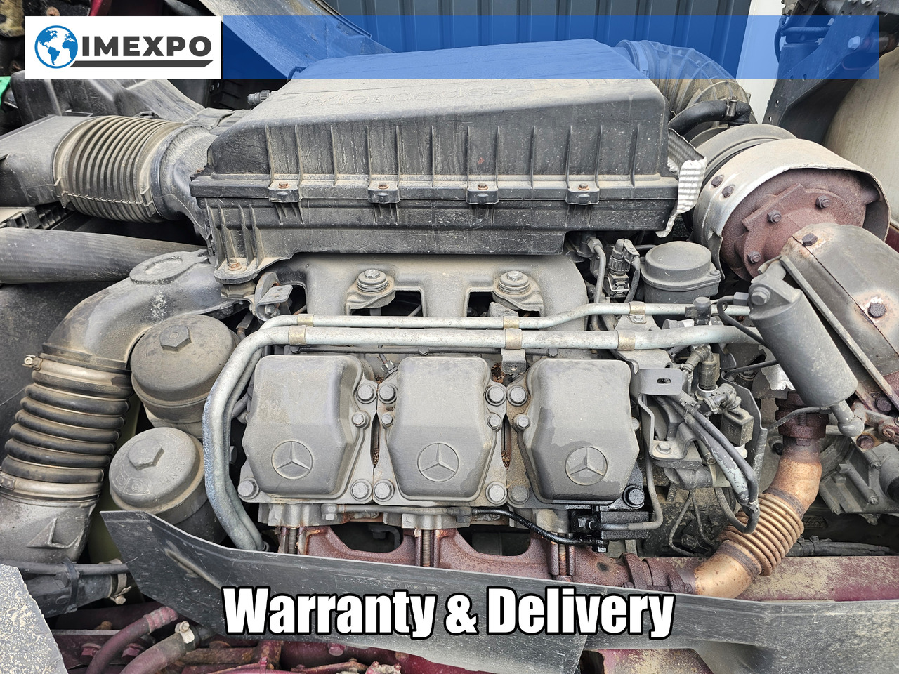 MERCEDES-BENZ ACTROS MP3/ OM501LA V6 / COMPLETE ENGINE / TOP CONDITION: 565k KM!! - Motor: obrázok 1 MERCEDES-BENZ ACTROS MP3/ OM501LA V6 / COMPLETE ENGINE / TOP CONDITION: 565k KM!! - Motor: obrázok 1