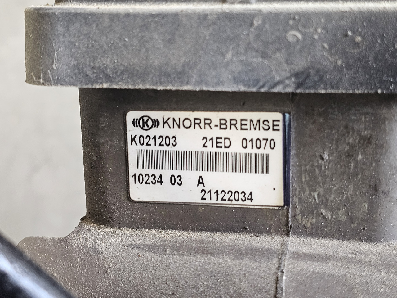 VOLVO FH FM / EBS BRAKE VALVE FRONT / 21122034 - Brzdový ventil: obrázok 3 VOLVO FH FM / EBS BRAKE VALVE FRONT / 21122034 - Brzdový ventil: obrázok 3