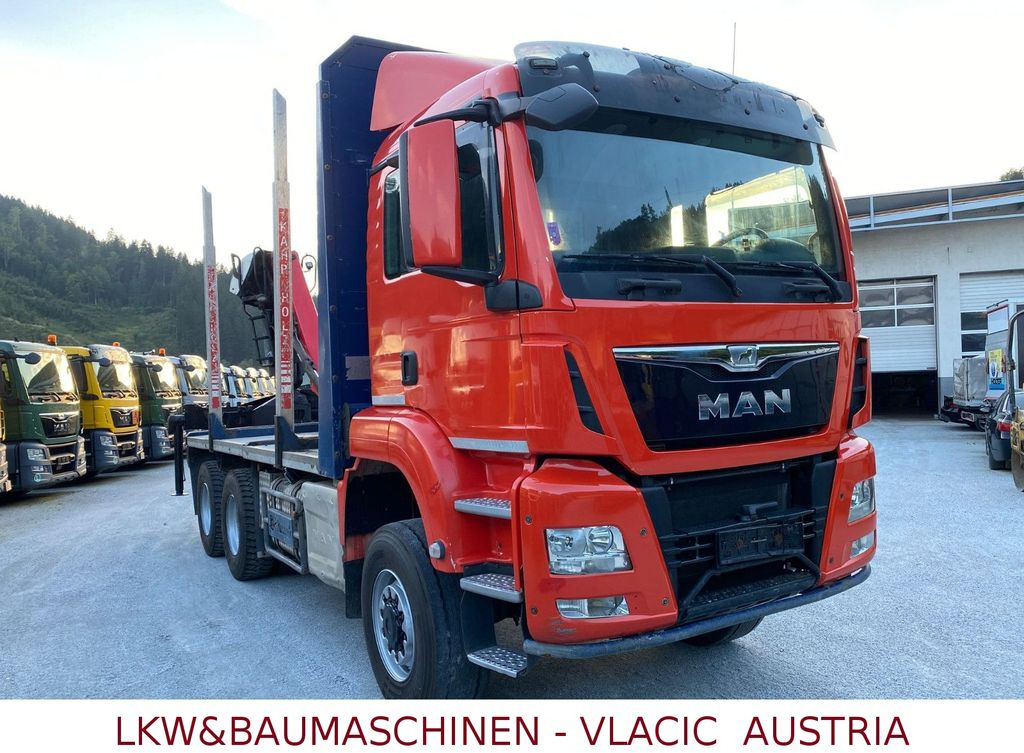 MAN TGS Holztransporter mit Kran Palfinger MAN TGS 33.480 6x6Holztransporter mit Kran Palfinger - Nákladné vozidlo na prepravu dreva, Auto s hydraulickou rukou: obrázok 2 MAN TGS Holztransporter mit Kran Palfinger MAN TGS 33.480 6x6Holztransporter mit Kran Palfinger - Nákladné vozidlo na prepravu dreva, Auto s hydraulickou rukou: obrázok 2