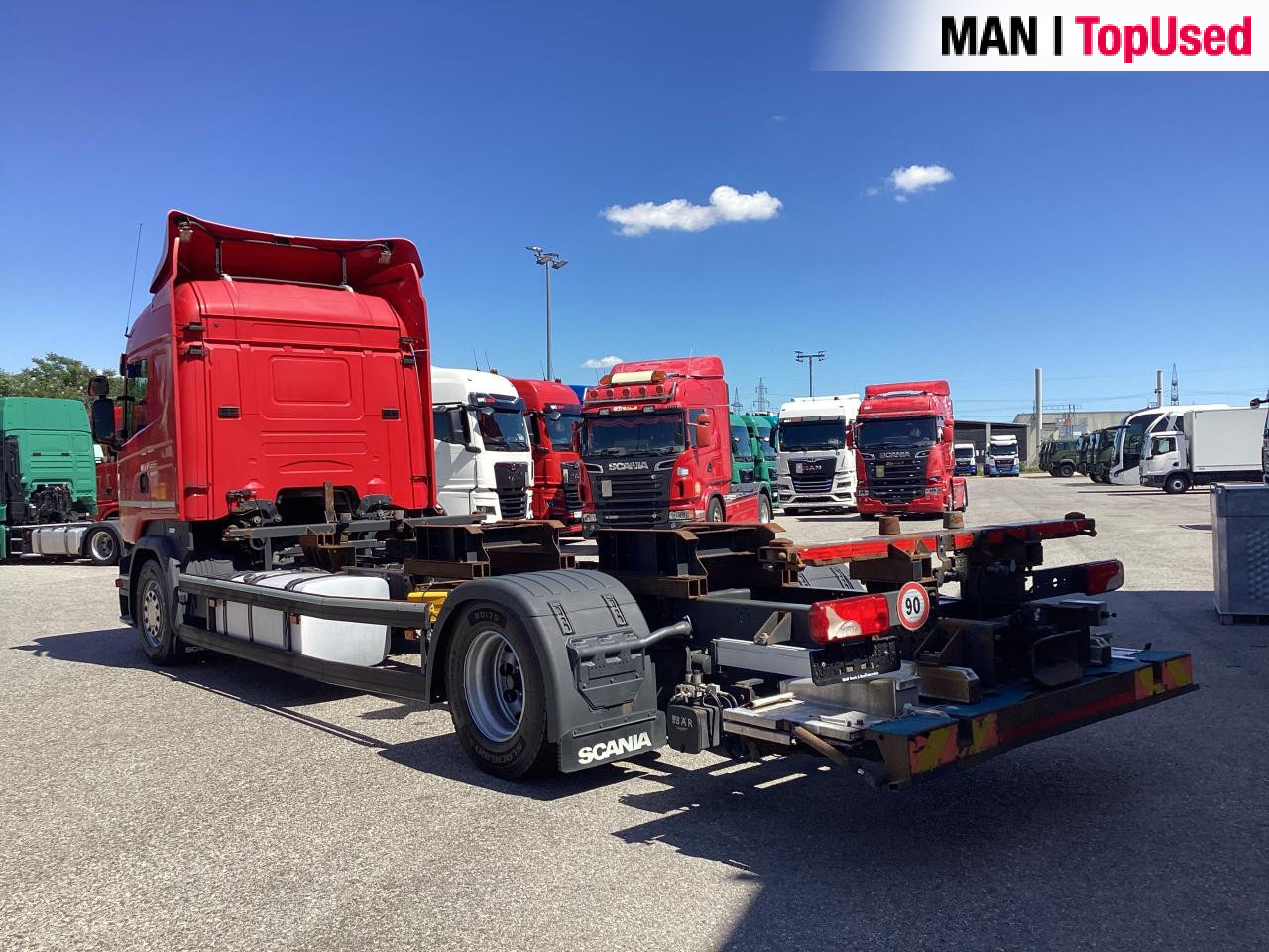 Kontejnérový podvozek/ Výměnná nástavba SCANIA R410: obrázok 13