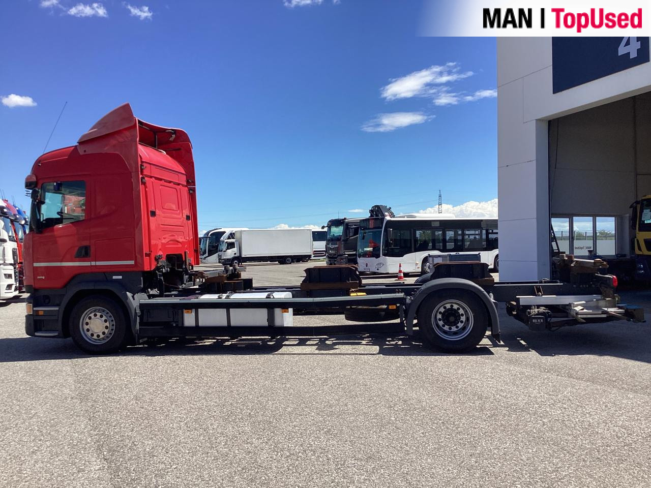 Kontejnérový podvozek/ Výměnná nástavba SCANIA R410: obrázok 14