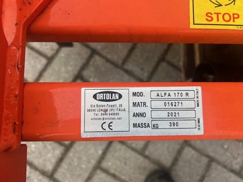 ORTOLAN ALFA 170 harrow (12333) - Stroj na obrábanie pôdy: obrázok 2 ORTOLAN ALFA 170 harrow (12333) - Stroj na obrábanie pôdy: obrázok 2