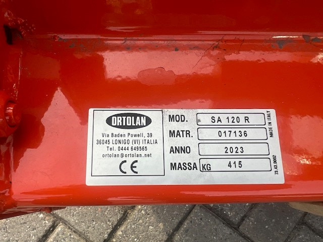 ORTOLAN SA 120 overtop miller - Stroj na obrábanie pôdy: obrázok 2 ORTOLAN SA 120 overtop miller - Stroj na obrábanie pôdy: obrázok 2