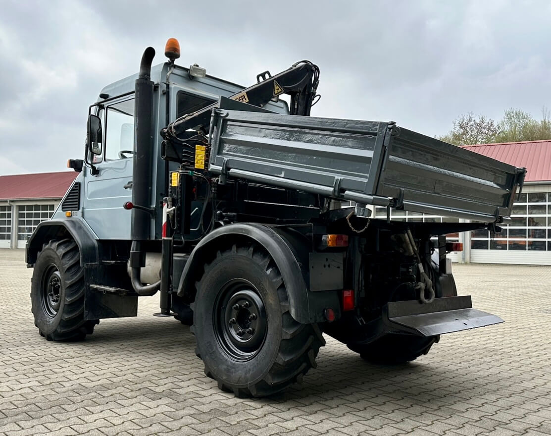 Unimog 130 - U130 418 74426 mit Kran und Winde Mer - Sklápač: obrázok 5 Unimog 130 - U130 418 74426 mit Kran und Winde Mer - Sklápač: obrázok 5