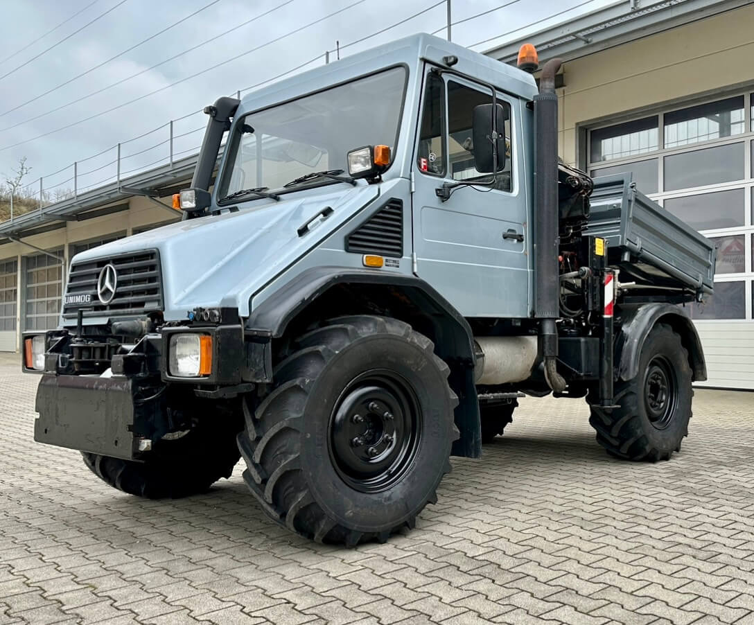 Unimog 130 - U130 418 74426 mit Kran und Winde Mer - Sklápač: obrázok 3 Unimog 130 - U130 418 74426 mit Kran und Winde Mer - Sklápač: obrázok 3