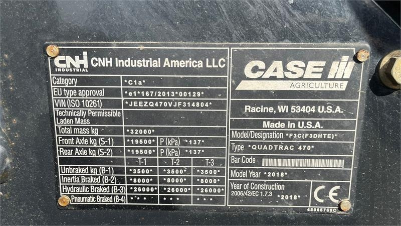 Case IH Quadtrac 470 CVX, med brede bånd og evt med komple - Traktor: obrázok 2 Case IH Quadtrac 470 CVX, med brede bånd og evt med komple - Traktor: obrázok 2