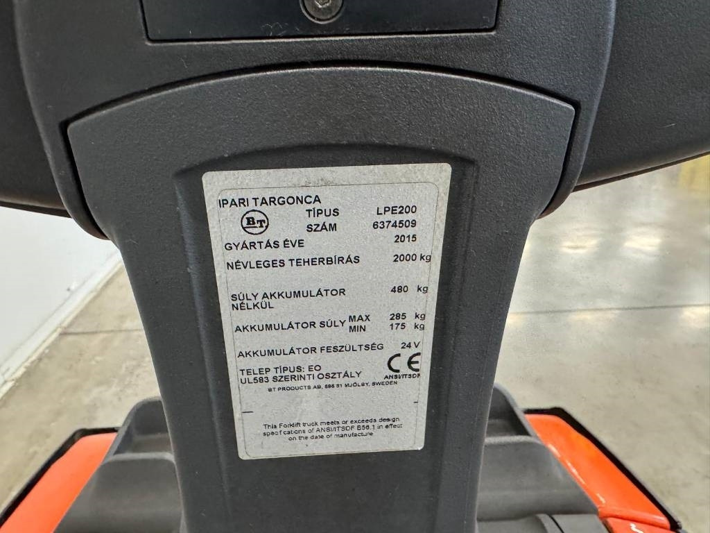 Toyota 10792 LPE 200  - Paletový vozík: obrázok 4 Toyota 10792 LPE 200  - Paletový vozík: obrázok 4