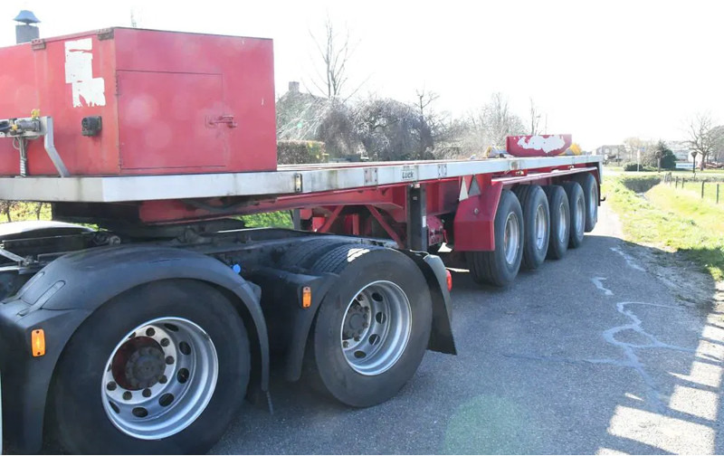 LUECK SPR75/5 5 achse BALLAST TRAILER 3x STEERAXLE!! - Plošinový/ Valníkový náves: obrázok 3 LUECK SPR75/5 5 achse BALLAST TRAILER 3x STEERAXLE!! - Plošinový/ Valníkový náves: obrázok 3