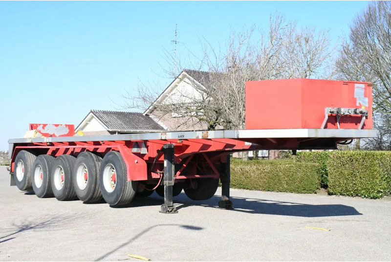 LUECK SPR75/5 5 achse BALLAST TRAILER 3x STEERAXLE!! - Plošinový/ Valníkový náves: obrázok 1 LUECK SPR75/5 5 achse BALLAST TRAILER 3x STEERAXLE!! - Plošinový/ Valníkový náves: obrázok 1