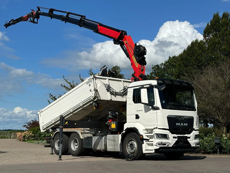 MAN TGS 26.430 2022!EURO6!! 6x2!! PALFINGER 23tm+JIB+LIER/WINCH!!DREISEITEN KIPPER/BORDMATIC!!9tkm - Sklápač, Auto s hydraulickou rukou: obrázok 1 MAN TGS 26.430 2022!EURO6!! 6x2!! PALFINGER 23tm+JIB+LIER/WINCH!!DREISEITEN KIPPER/BORDMATIC!!9tkm - Sklápač, Auto s hydraulickou rukou: obrázok 1