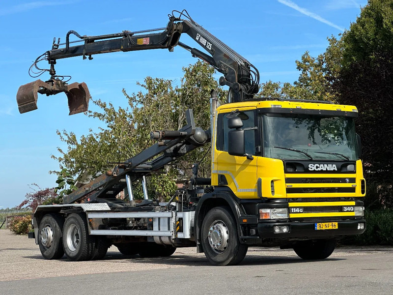 Scania R114-340 6x2 !!KRAAN/CONTAINER/KABEL!!MANUELL!! - Nákladne vozidlo - káblový systém, Auto s hydraulickou rukou: obrázok 1 Scania R114-340 6x2 !!KRAAN/CONTAINER/KABEL!!MANUELL!! - Nákladne vozidlo - káblový systém, Auto s hydraulickou rukou: obrázok 1