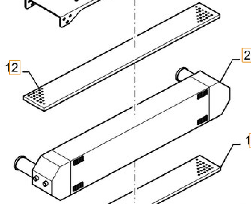 Case 11LQ-35052 - 11LQ35052 - Medzichladič pre Stavebné stroje: obrázok 1 Case 11LQ-35052 - 11LQ35052 - Medzichladič pre Stavebné stroje: obrázok 1