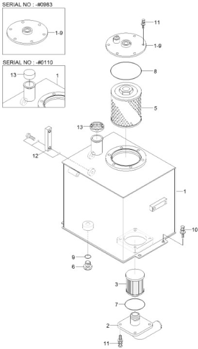 Case 31MJ-01016CG - 31MJ-01016 - Hydraulická nádrž pre Stavebné stroje: obrázok 4 Case 31MJ-01016CG - 31MJ-01016 - Hydraulická nádrž pre Stavebné stroje: obrázok 4