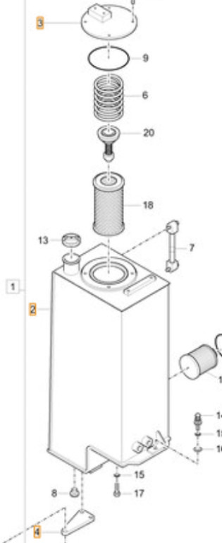 Case 35MK-01511CG - Hydraulická nádrž pre Stavebné stroje: obrázok 1 Case 35MK-01511CG - Hydraulická nádrž pre Stavebné stroje: obrázok 1