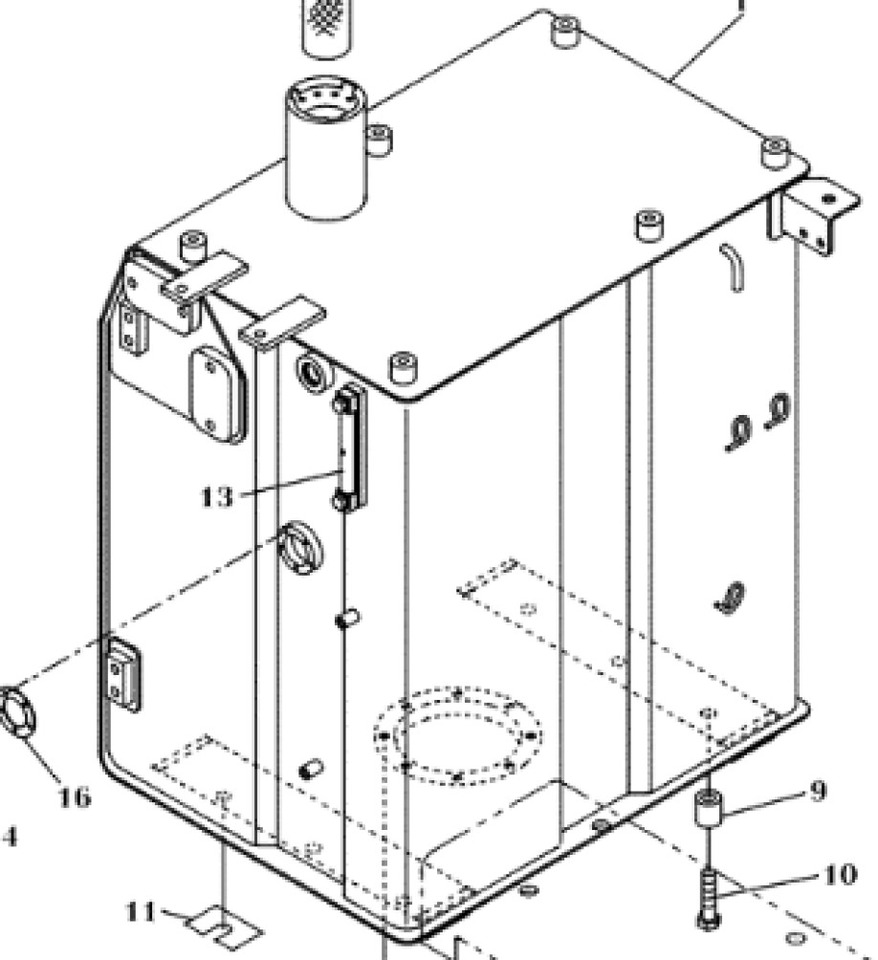 Case KLH12430 - KLH12250 - Palivová nádrž pre Stavebné stroje: obrázok 1 Case KLH12430 - KLH12250 - Palivová nádrž pre Stavebné stroje: obrázok 1