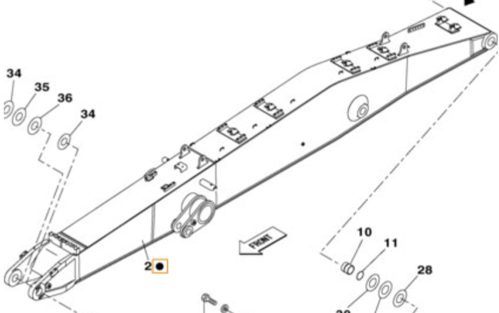 Case KRV34051 - Hydraulický valec pre Stavebné stroje: obrázok 1 Case KRV34051 - Hydraulický valec pre Stavebné stroje: obrázok 1