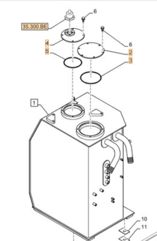 Case KTJ16981 - Hydraulická nádrž pre Stavebné stroje: obrázok 1 Case KTJ16981 - Hydraulická nádrž pre Stavebné stroje: obrázok 1