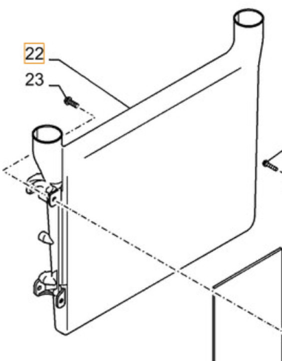 Case LN004240 - Chladič pre Stavebné stroje: obrázok 1 Case LN004240 - Chladič pre Stavebné stroje: obrázok 1