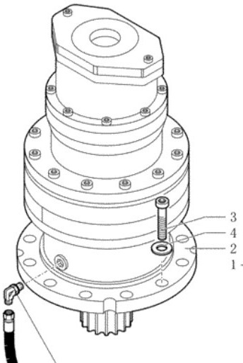 New Holland 152403301 - Motor otoče pre Stavebné stroje: obrázok 1 New Holland 152403301 - Motor otoče pre Stavebné stroje: obrázok 1