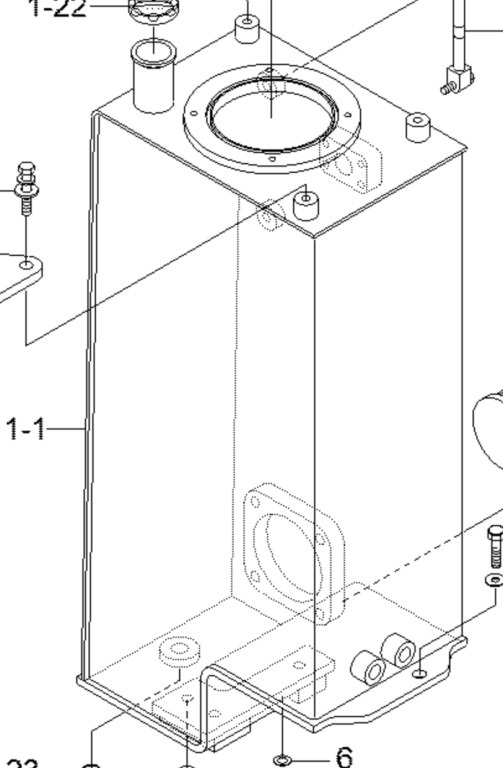 New Holland 31MH-01015YL - Hydraulická nádrž pre Stavebné stroje: obrázok 1 New Holland 31MH-01015YL - Hydraulická nádrž pre Stavebné stroje: obrázok 1